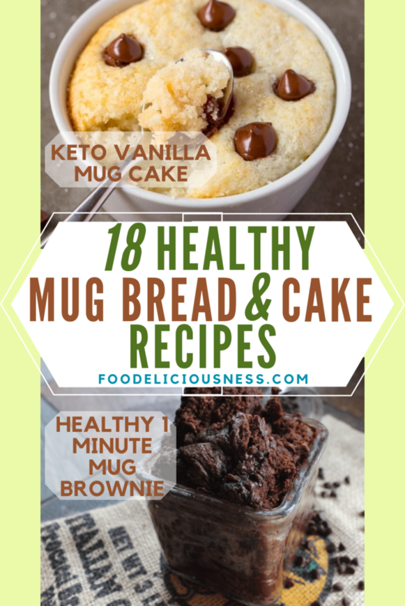 Keto Vanilla Mug Cake And Healthy 1 Minute Mug Brownie Healthy mug bread and cake recipes keto vanilla mug cake and healthy 1 minute mug brownie