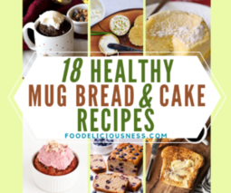 healthy mug bread and cake recipes