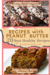 Gluten Free Peanut Butter Chocolate Bread and Vegan Peanut Butter Banana Bread 1