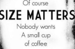 size matters coffee quotes 1
