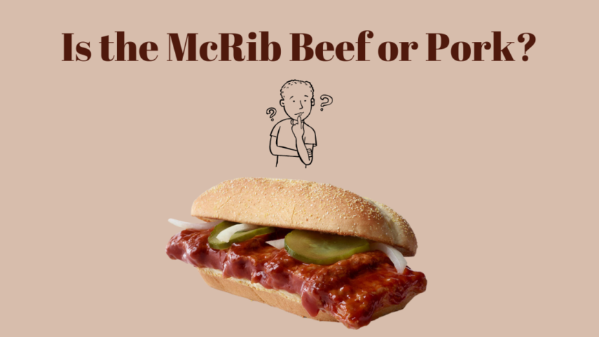 Mcrib beef or pork
