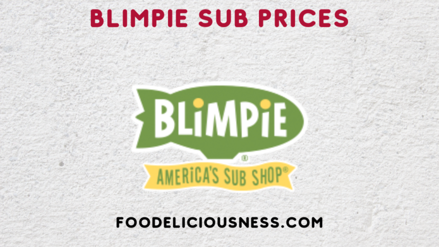 Blimpie sub prices
