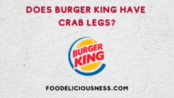 Does Burger King Have Crab Legs
