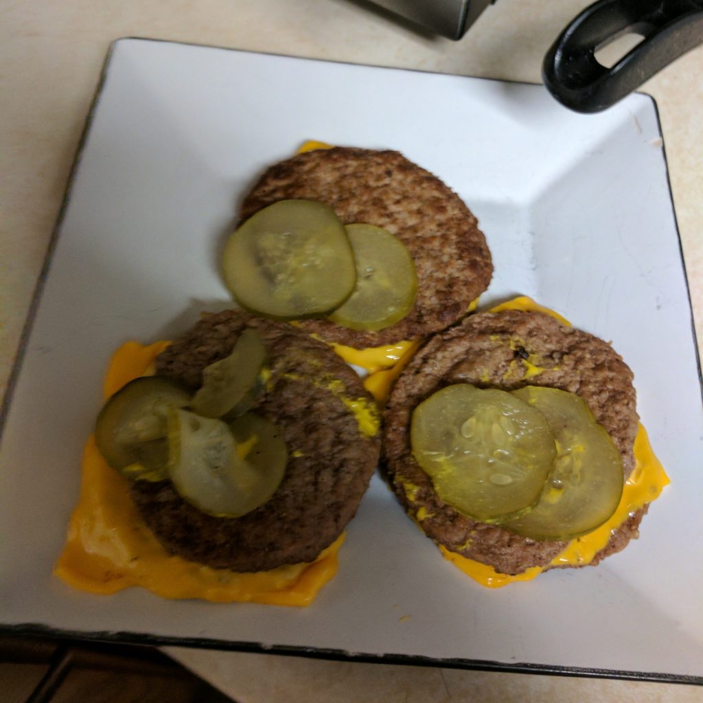 mcdonalds bunless burger