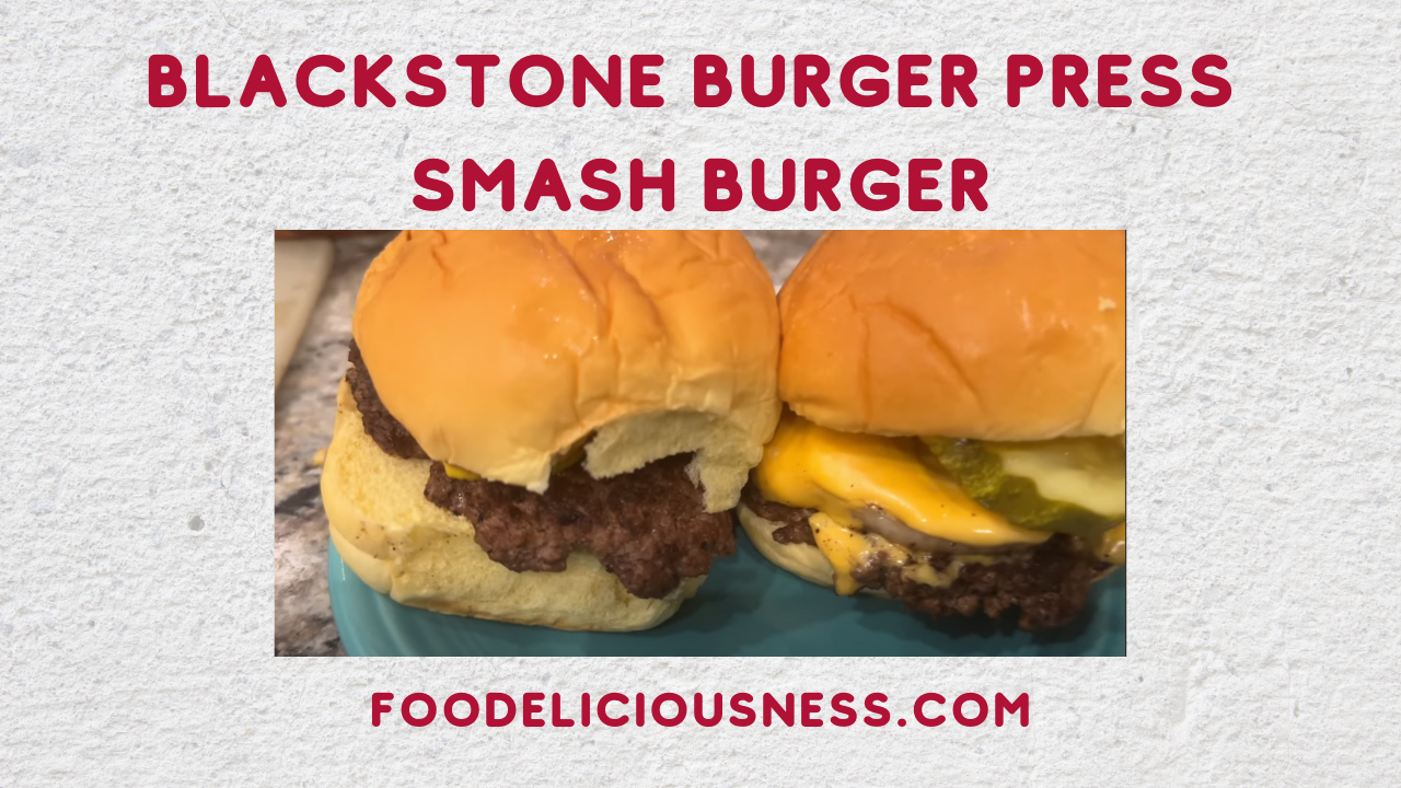 Blackstone Burger Press Smash Burger